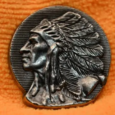 Stock Nickle Indian Chief Pin