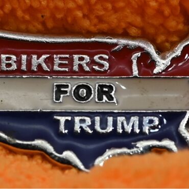 Bikers for Trump USA Pin