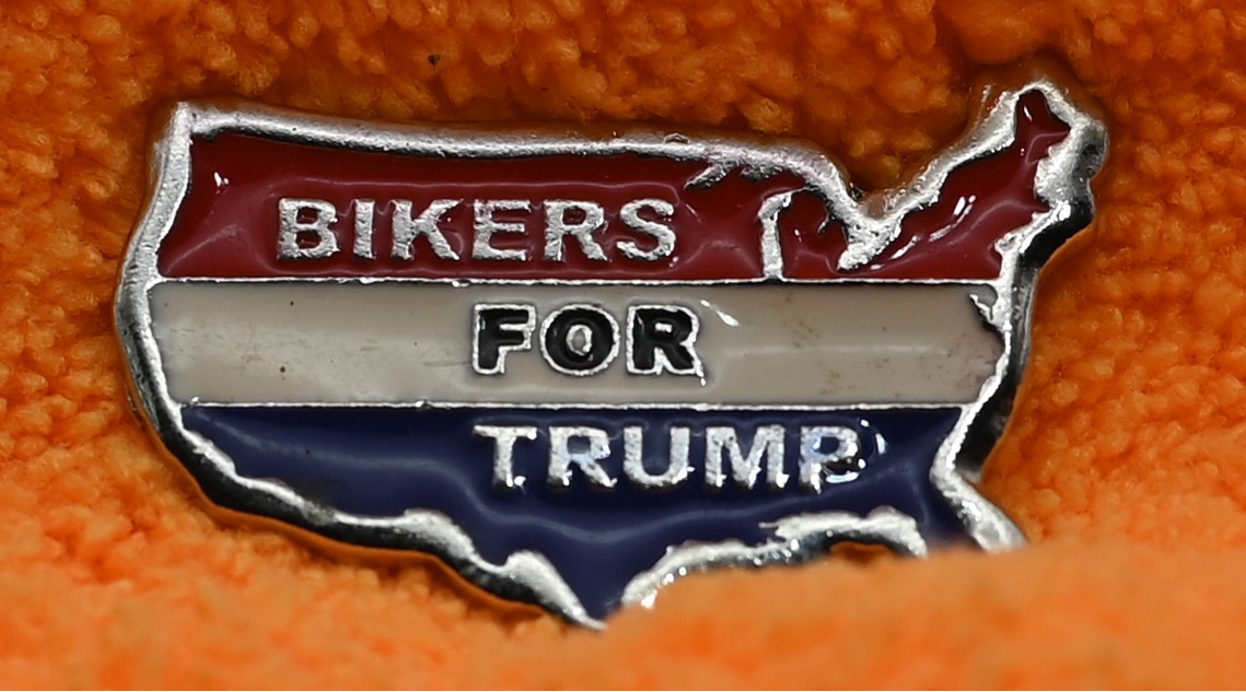 Bikers for Trump USA Pin