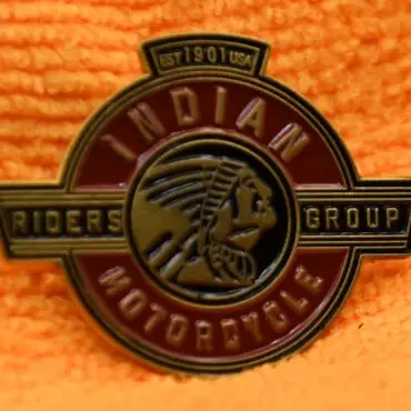 Stock Indian Riders Group Pin