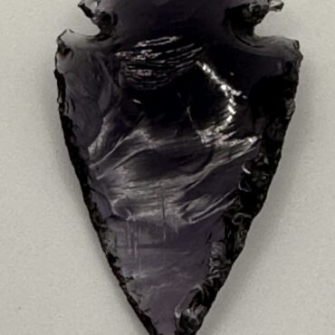 Purple Obsidian Stone Arrowhead for Challenger/Pursuit rear gas tank bolt cover