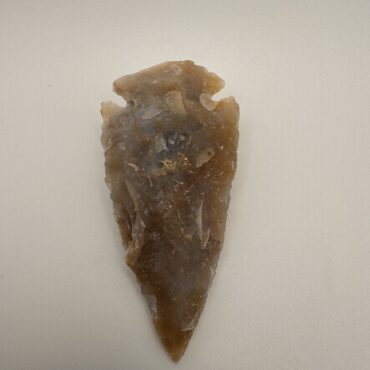 Naturally Occurring Agate Arrowhead for Challenger/Pursuit rear gas tank bolt cover